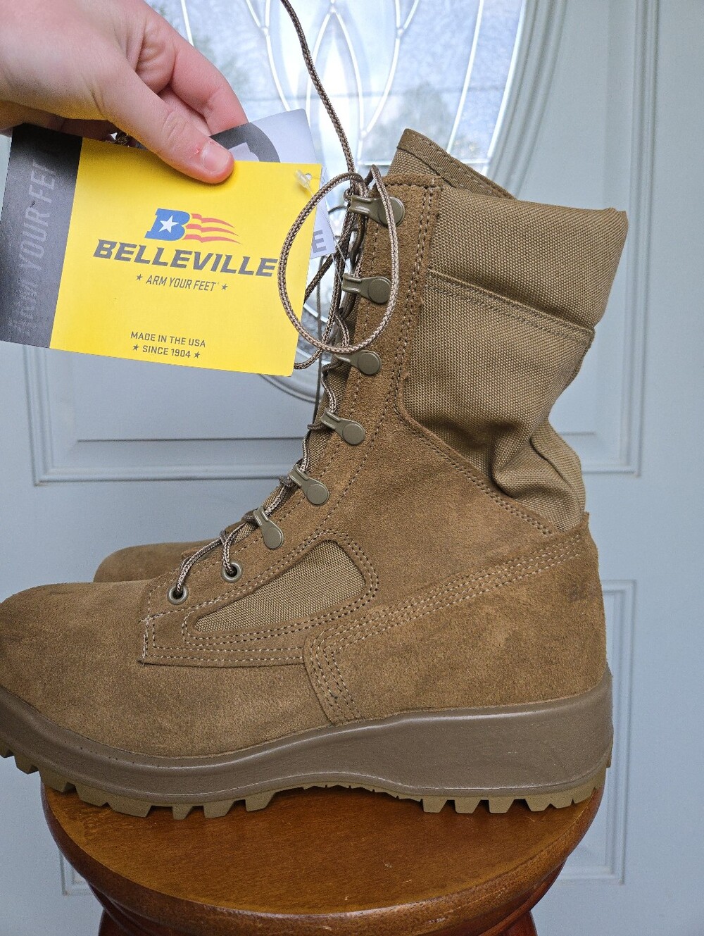 Belleville 8" C300 Hot Weather Steel Toe Boots - Picture 6 of 10
